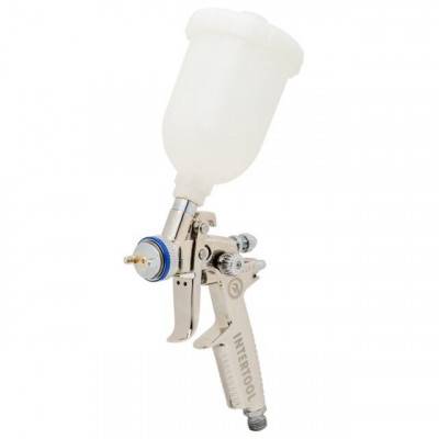 Будкрам купить Краскопульт пневматический HVLP II MINI профессиональный, форсунка 0.8мм, верхний пластиковый бачок 250 мл., 2-2.5бар INTERTOOL PT-0128 Краскопульт пневматический HVLP II MINI профессиональный, форсунка 0.8мм, верхний пластиковый бачок 250 мл., 2-2.5бар INTERTOOL PT-0128 8