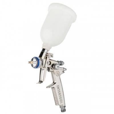 Будкрам купить Краскопульт пневматический HVLP II MINI профессиональный, форсунка 0.8мм, верхний пластиковый бачок 250 мл., 2-2.5бар INTERTOOL PT-0128 Краскопульт пневматический HVLP II MINI профессиональный, форсунка 0.8мм, верхний пластиковый бачок 250 мл., 2-2.5бар INTERTOOL PT-0128 9