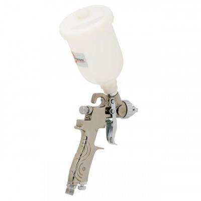 Будкрам купити Краскопульт пневматический LVMP MINI форсунка 0.8мм, верхний пластиковый бачок 250мл., 2-2.5бар INTERTOOL PT-0129 Краскопульт пневматический LVMP MINI форсунка 0.8мм, верхний пластиковый бачок 250мл., 2-2.5бар INTERTOOL PT-0129 4