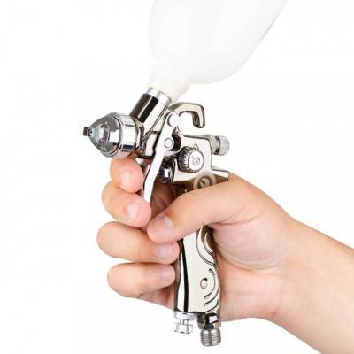 Будкрам купити Краскопульт пневматический LVMP MINI форсунка 0.8мм, верхний пластиковый бачок 250мл., 2-2.5бар INTERTOOL PT-0129 Краскопульт пневматический LVMP MINI форсунка 0.8мм, верхний пластиковый бачок 250мл., 2-2.5бар INTERTOOL PT-0129 10