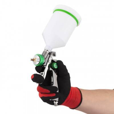 Будкрам купить Краскопульт пневматический LVLP GREEN профессиональный, форсунка 1.3мм, верхний пластиковый бачок 600мл., 1.5бар INTERTOOL PT-0132 Краскопульт пневматический LVLP GREEN профессиональный, форсунка 1.3мм, верхний пластиковый бачок 600мл., 1.5бар INTERTOOL PT-0132 6