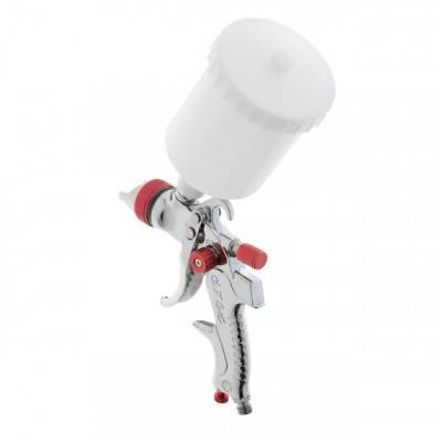 Будкрам купить Краскопульт пневматический HVLP с тремя наборами форсунок-1,3мм, 1,4мм, 1,7мм, пластиковый бачок, 3бар INTERTOOL PT-0153 Краскопульт пневматический HVLP с тремя наборами форсунок-1,3мм, 1,4мм, 1,7мм, пластиковый бачок, 3бар INTERTOOL PT-0153 5