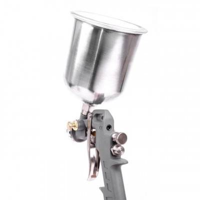 Будкрам купить Краскопульт пневматический HP, форсунка 1.5мм, верхний металлический бачок 600мл, 5bar INTERTOOL PT-0205 Краскопульт пневматический HP, форсунка 1.5мм, верхний металлический бачок 600мл, 5bar INTERTOOL PT-0205 3