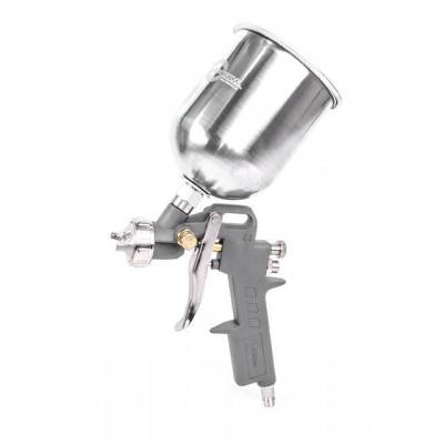 Будкрам купить Краскопульт пневматический HP, форсунка 1.5мм, верхний металлический бачок 600мл, 5bar INTERTOOL PT-0205 Краскопульт пневматический HP, форсунка 1.5мм, верхний металлический бачок 600мл, 5bar INTERTOOL PT-0205 4