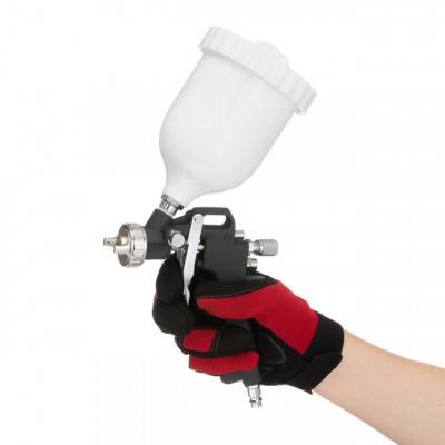 Будкрам купити Краскопульт пневматический HP, форсунка 1.5мм, верхний пластиковый бачок 600мл, 3 регулировки, 5bar INTERTOOL PT-0210 Краскопульт пневматический HP, форсунка 1.5мм, верхний пластиковый бачок 600мл, 3 регулировки, 5bar INTERTOOL PT-0210 6