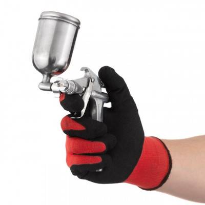 Будкрам купить Краскопульт пневматический HP MINI, форсунка 0.5мм, верхний металлический бачок 200мл, 5бар INTERTOOL PT-0301 Краскопульт пневматический HP MINI, форсунка 0.5мм, верхний металлический бачок 200мл, 5бар INTERTOOL PT-0301 6