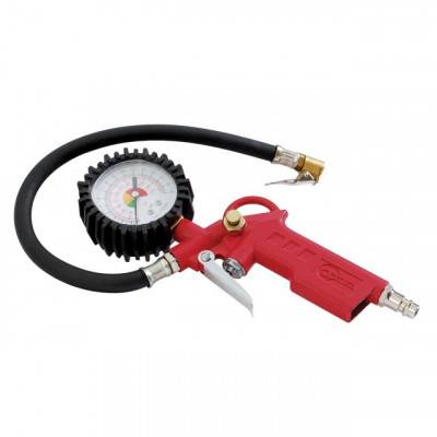 Будкрам купить Пистолет для подкачки колес с манометром 63 мм пневматический. INTERTOOL PT-0504