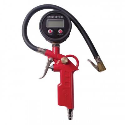 Будкрам купити Пистолет для накачки шин с цифровым манометром 63 мм INTERTOOL PT-0508