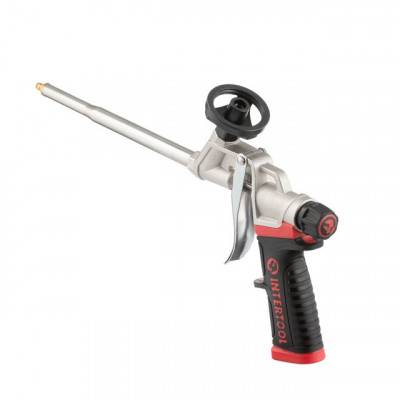 Будкрам купить Пистолет для пены с тефлоновым покрытием держателя баллона + 4 насадки профессиональный INTERTOOL PT-0609 Пистолет для пены с тефлоновым покрытием держателя баллона + 4 насадки профессиональный INTERTOOL PT-0609 2