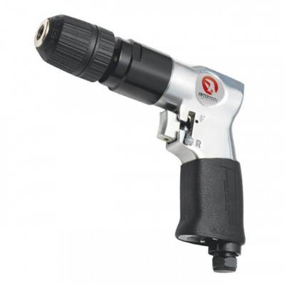 Будкрам купити Дрель пневматическая с реверсом патрон самозажимной 1,5-10 мм, 3/8" INTERTOOL PT-0903