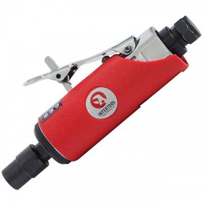 Будкрам купить Шлифмашина пневматическая в чемодане 1/4" мини + набор шлифовальных камней 10ед. INTERTOOL PT-1003