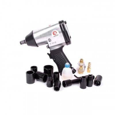 Будкрам купити Гайковерт пневматический в чемодане + набор головок, 17 ед, 1/2" INTERTOOL PT-1101 Гайковерт пневматический в чемодане + набор головок, 17 ед, 1/2" INTERTOOL PT-1101 4