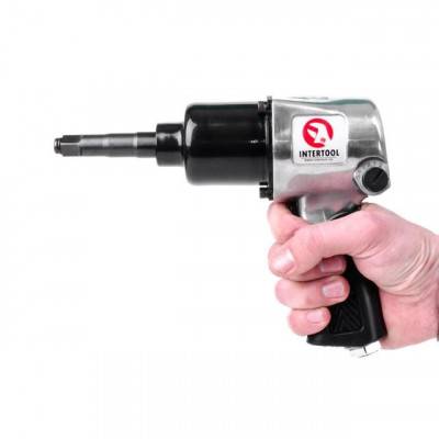 Будкрам купить Гайковерт пневматический ударный 1/2", 576 Нм, профессиональный, 7500 об/мин. INTERTOOL PT-1103 Гайковерт пневматический ударный 1/2", 576 Нм, профессиональный, 7500 об/мин. INTERTOOL PT-1103 3