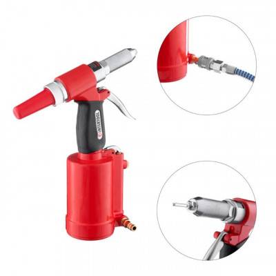 Будкрам купить Пистолет заклепочный пневматический в чемодане с аксессуарами INTERTOOL PT-1304 Пистолет заклепочный пневматический в чемодане с аксессуарами INTERTOOL PT-1304 4