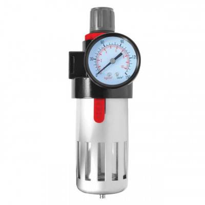 Будкрам купить Фильтр очистки воздуха + редуктор в металле 1/2" INTERTOOL PT-1410