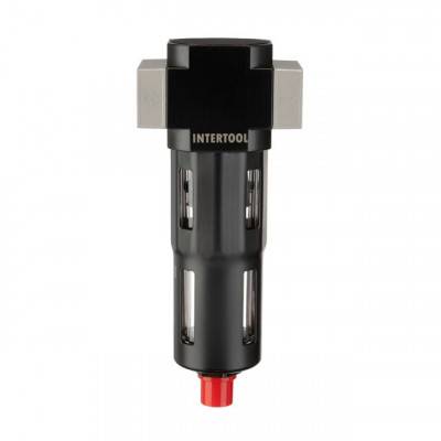 Будкрам купить Фильтр для очистки воздуха 3/4", 5мкм, 1900 л/мин, металл, профессиональный INTERTOOL PT-1414