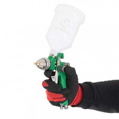 Будкрам купить Набор из 3-х краскопультов HVLP, 0,8мм, 1,3мм, 1,7мм, регулятор давления, два пластиковых и один металлический бачок INTERTOOL PT-1505 Набор из 3-х краскопультов HVLP, 0,8мм, 1,3мм, 1,7мм, регулятор давления, два пластиковых и один металлический бачок INTERTOOL PT-1505 3