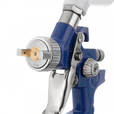 Будкрам купить Набор из 3-х краскопультов HVLP, 0,8мм, 1,3мм, 1,7мм, регулятор давления, два пластиковых и один металлический бачок INTERTOOL PT-1505 Набор из 3-х краскопультов HVLP, 0,8мм, 1,3мм, 1,7мм, регулятор давления, два пластиковых и один металлический бачок INTERTOOL PT-1505 6