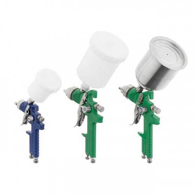 Будкрам купить Набор из 3-х краскопультов HVLP, 0,8мм, 1,3мм, 1,7мм, регулятор давления, два пластиковых и один металлический бачок INTERTOOL PT-1505 Набор из 3-х краскопультов HVLP, 0,8мм, 1,3мм, 1,7мм, регулятор давления, два пластиковых и один металлический бачок INTERTOOL PT-1505 7