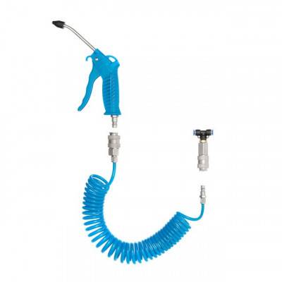 Будкрам купить Набор для продува кабины грузовых авто: пистолет, шланг полиуретановый 5м 6x4мм, тройник на 6мм; на быстроразъемных соединениях INTERTOOL PT-1506 Набор для продува кабины грузовых авто: пистолет, шланг полиуретановый 5м 6x4мм, тройник на 6мм; на быстроразъемных соединениях INTERTOOL PT-1506 2