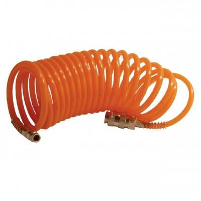 Будкрам купити Шланг спиральный с быстроразъемным соединением 15 м INTERTOOL PT-1702