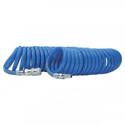 Будкрам купить Шланг спиральный полиуретановый 8*12 мм, 5м с быстроразъемными соединениями INTERTOOL PT-1715