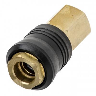 Будкрам купити Быстроразъемное соединение с внутренней резьбой 1/4", латунь INTERTOOL PT-1814 Быстроразъемное соединение с внутренней резьбой 1/4", латунь INTERTOOL PT-1814 3