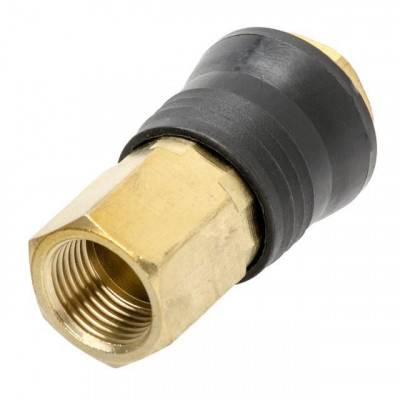 Будкрам купити Быстроразъемное соединение с внутренней резьбой 3/8", латунь INTERTOOL PT-1818 Быстроразъемное соединение с внутренней резьбой 3/8", латунь INTERTOOL PT-1818 2