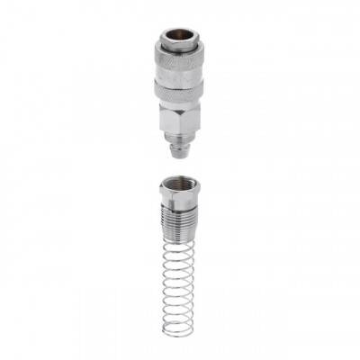 Будкрам купити Быстроразъемное соединение с пружиной для спиральных и прямых шлангов 8х12 мм INTERTOOL PT-1832