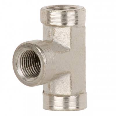 Будкрам купить Тройник с внутренней резьбой 1/4” INTERTOOL PT-1863 Тройник с внутренней резьбой 1/4” INTERTOOL PT-1863 2