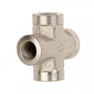 Будкрам купить Крестовое соединение с внутренней резьбой 1/4” INTERTOOL PT-1864 Крестовое соединение с внутренней резьбой 1/4” INTERTOOL PT-1864 2