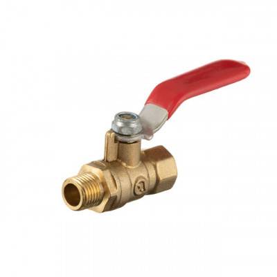 Будкрам купити Кран шаровый воздушный, латунь, внутренняя резьба 1/4"- наружная резьба 1/4", STORM INTERTOOL PT-1883