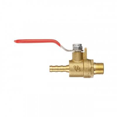 Будкрам купить Кран шаровый воздушный, латунь, наружная резьба 1/4" на шланг 6мм, STORM INTERTOOL PT-1886 Кран шаровый воздушный, латунь, наружная резьба 1/4" на шланг 6мм, STORM INTERTOOL PT-1886 3