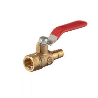 Будкрам купити Кран шаровый воздушный, латунь, внутренняя резьба 1/4" на шланг 10мм, STORM INTERTOOL PT-1889