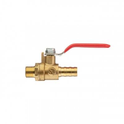 Будкрам купить Кран шаровый воздушный, латунь, наружная резьба 1/4" на шланг 10мм, STORM INTERTOOL PT-1890 Кран шаровый воздушный, латунь, наружная резьба 1/4" на шланг 10мм, STORM INTERTOOL PT-1890 2