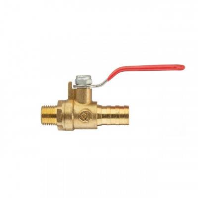 Будкрам купить Кран шаровый воздушный, латунь, наружная резьба 1/4" на шланг 12мм, STORM INTERTOOL PT-1892 Кран шаровый воздушный, латунь, наружная резьба 1/4" на шланг 12мм, STORM INTERTOOL PT-1892 2