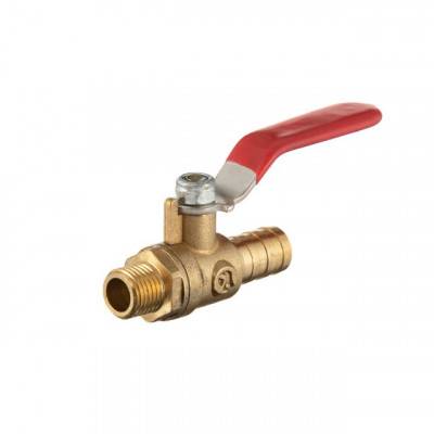 Будкрам купити Кран шаровый воздушный, латунь, наружная резьба 1/4" на шланг 12мм, STORM INTERTOOL PT-1892