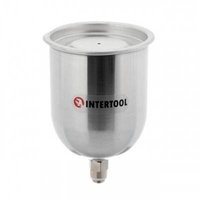 Будкрам купить Бачок металлический с наружной резьбой M14x1.25. 600мл INTERTOOL PT-1907