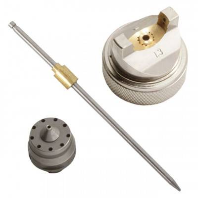 Будкрам купить Комплект форсунки 1.4мм для краскопульта HVLP PT-0102 (дюза, воздушная головка, игла) INTERTOOL PT-2001