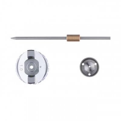 Будкрам купити Комплект форсунки 1.0мм для краскопульта LVMP mini PT-0129 (дюза, воздушная головка, игла) INTERTOOL PT-2108 Комплект форсунки 1.0мм для краскопульта LVMP mini PT-0129 (дюза, воздушная головка, игла) INTERTOOL PT-2108 2