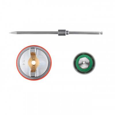 Будкрам купити Комплект форсунки 1.4мм для краскопультов HVLP II PT-0100, РТ-0105, РТ-0105D (дюза, воздушная головка, игла) INTERTOOL PT-2114 Комплект форсунки 1.4мм для краскопультов HVLP II PT-0100, РТ-0105, РТ-0105D (дюза, воздушная головка, игла) INTERTOOL PT-2114 2