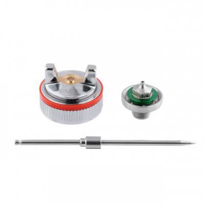 Будкрам купити Комплект форсунки 1.4мм для краскопультов HVLP II PT-0100, РТ-0105, РТ-0105D (дюза, воздушная головка, игла) INTERTOOL PT-2114 Комплект форсунки 1.4мм для краскопультов HVLP II PT-0100, РТ-0105, РТ-0105D (дюза, воздушная головка, игла) INTERTOOL PT-2114 3