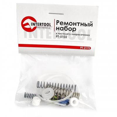 Будкрам купити Набор ремонтный для краскопульта HVLP PT-0102 15 ед. INTERTOOL PT-2172