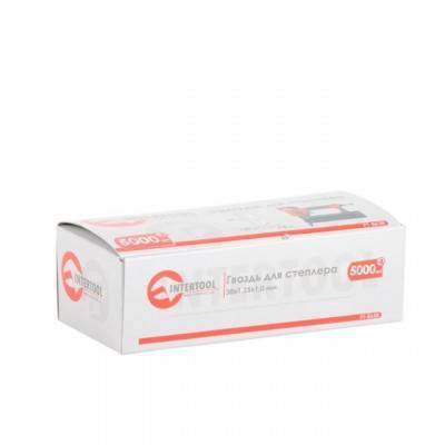 Будкрам купити Гвоздь для степлера PT-1603 38 мм 1,0x1,25 мм 5000 шт/упак. INTERTOOL PT-8638