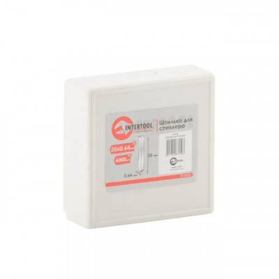 Будкрам купити Шпилька для степлера PT-1611 25 мм d=0,64 мм 6000 шт/упак. INTERTOOL PT-8725