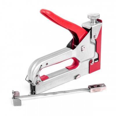 Будкрам купити Механический скобозабивной пистолет под скобу 11,3 x 0,7 x 4-14 мм, обрезиненная рукоятка INTERTOOL RT-0102 Механический скобозабивной пистолет под скобу 11,3 x 0,7 x 4-14 мм, обрезиненная рукоятка INTERTOOL RT-0102 3