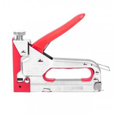 Будкрам купити Механический скобозабивной пистолет под скобу 11,3 x 0,7 x 4-14 мм, обрезиненная рукоятка INTERTOOL RT-0102 Механический скобозабивной пистолет под скобу 11,3 x 0,7 x 4-14 мм, обрезиненная рукоятка INTERTOOL RT-0102 4