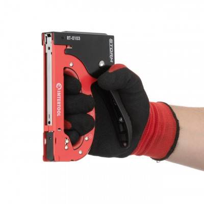 Будкрам купить Степлер строительный под скобу 11.3*0.7*4-14 мм INTERTOOL RT-0103 Степлер строительный под скобу 11.3*0.7*4-14 мм INTERTOOL RT-0103 6