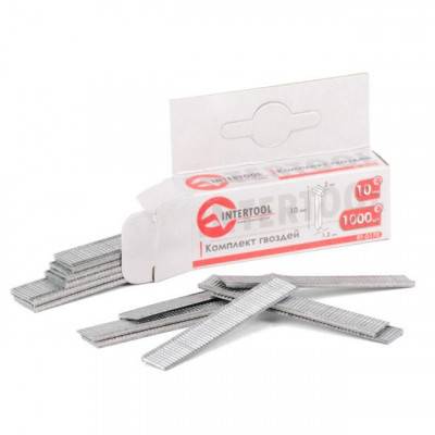 Будкрам купить Комплект гвоздей 10 мм упак.1000 шт INTERTOOL RT-0170 Комплект гвоздей 10 мм упак.1000 шт INTERTOOL RT-0170 3