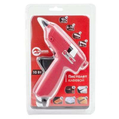 Будкрам купити Пистолет клеевой 10Вт, 230В, под стержни 7-8мм, 6-10г/мин. INTERTOOL RT-1009 Пистолет клеевой 10Вт, 230В, под стержни 7-8мм, 6-10г/мин. INTERTOOL RT-1009 7